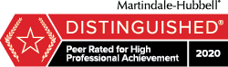 Martindale-Hubbell DistinguishedSM Peer Review Rating